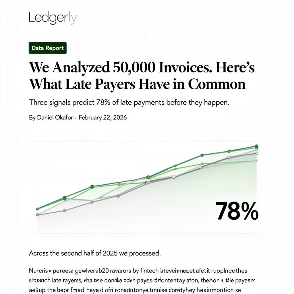 Ledgerly — Data report (Fintech)