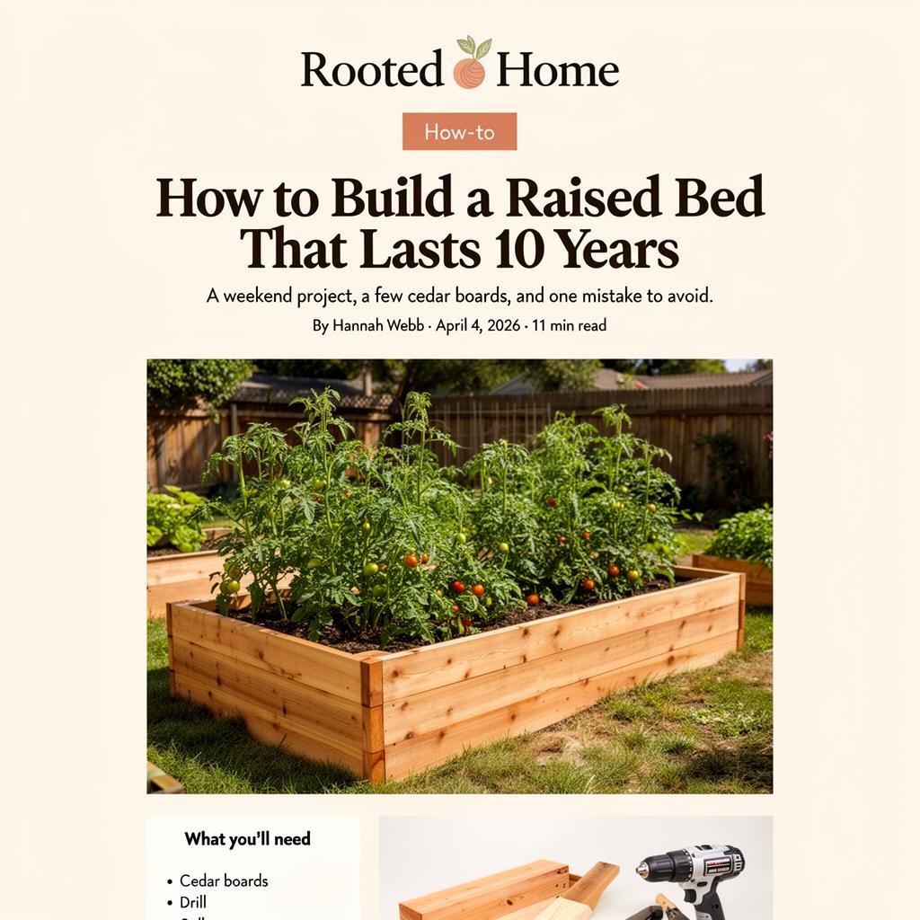 Rooted Home — How-to (Home & garden)